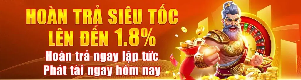 Biểu ngữ khuyến mãi thưởng nạp lại cho thành viên cũ